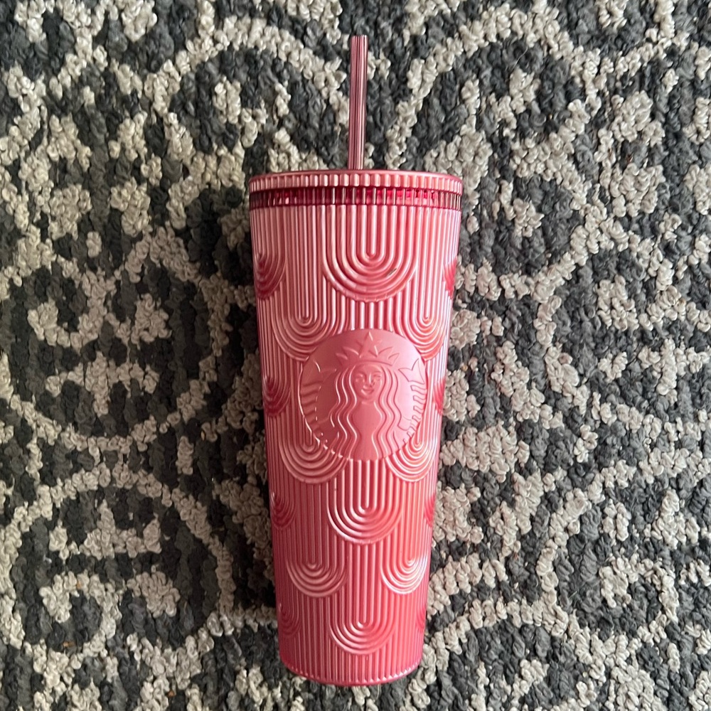Starbucks Fall 2023 Pink Pearl Scale Tumbler- Venti
